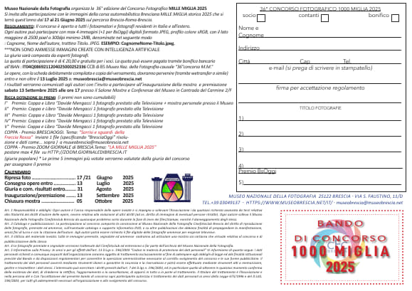 1000 miglia 2025 concorso fotografico