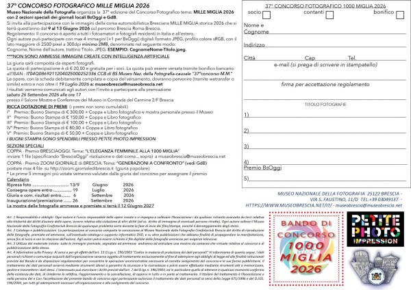 1000 miglia 2025 concorso fotografico