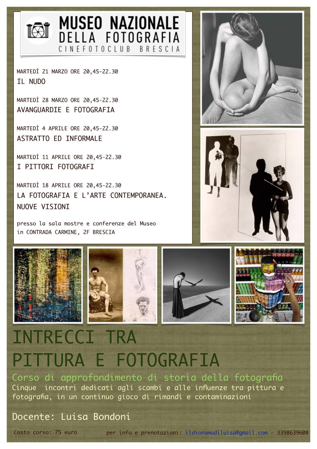 corso approfondimento storia fotografia brescia 2017