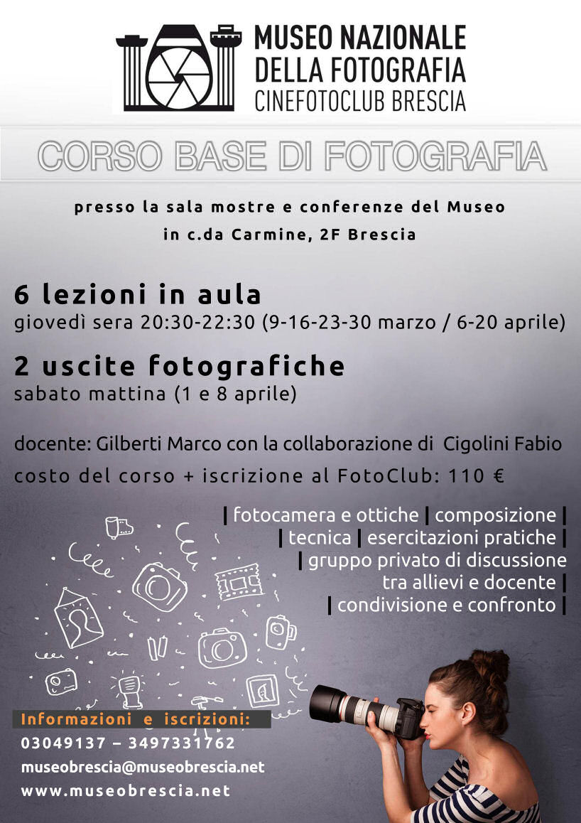corso fotografia base brescia 2017