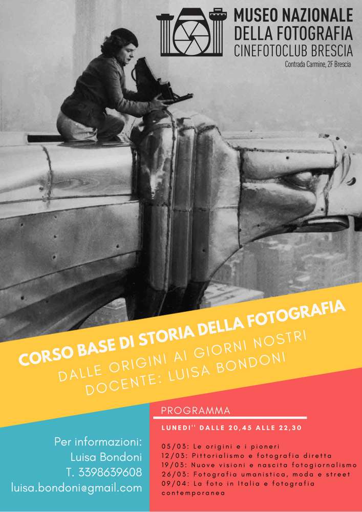 corso base di storia della fotografia 2018 