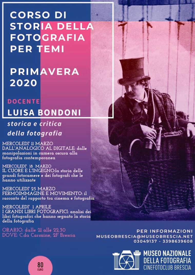 corso storia fotografia per temi 2020