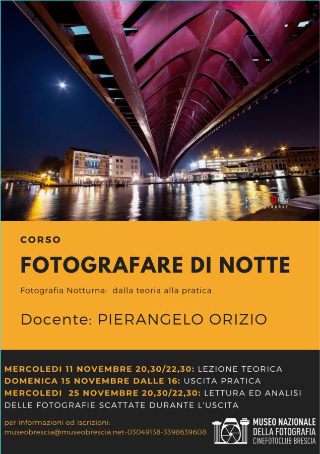 fotografare di notte