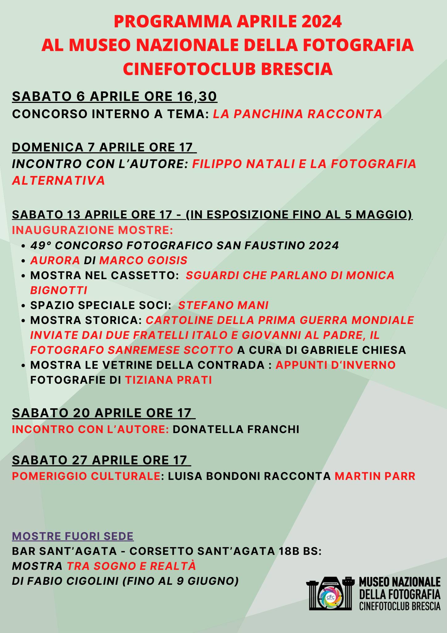 Programma Aprile 2024