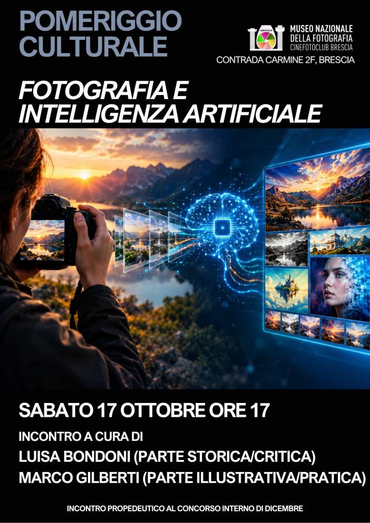 "Fotografia e intelligenza artificiale" a cura di Luisa Bondoni e Marco Gilberti