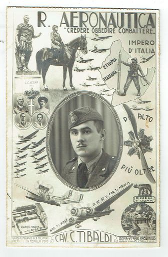 Ritratto di Vilhem Kasagranda, soldato R .Aeronautica italiana