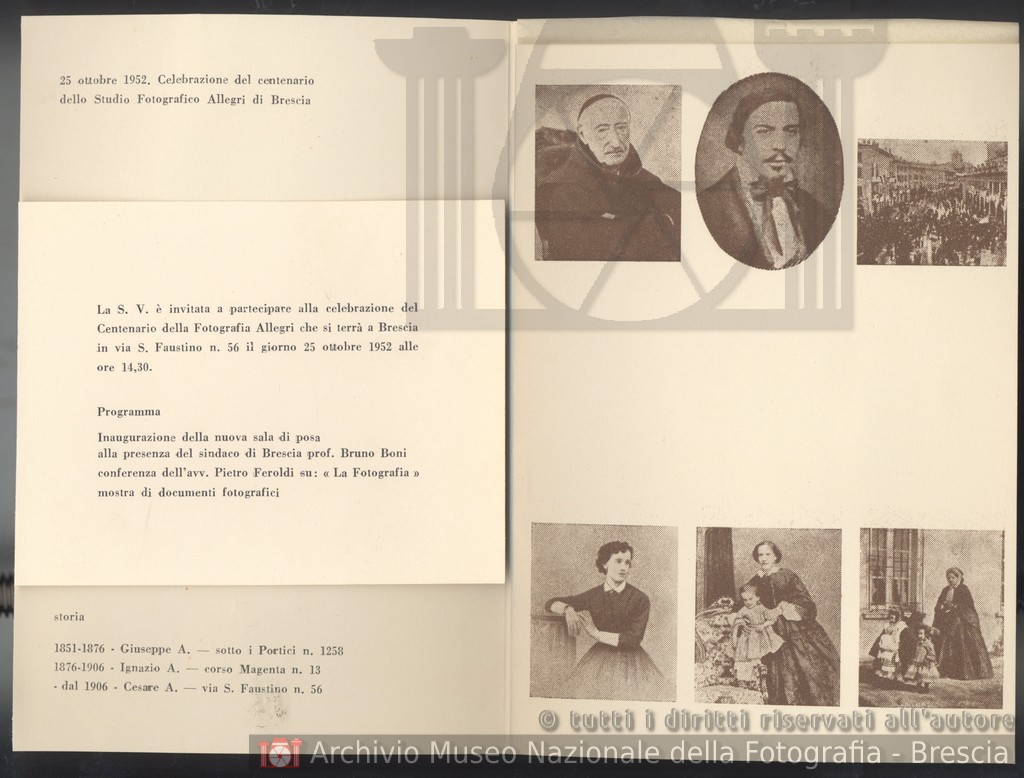 foto Allegri celebr. 100nario anno 1952  f.5