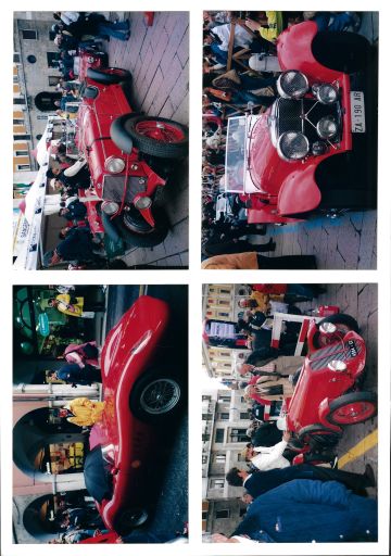 Quattro splendide rosse alla milli miglia