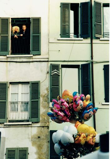 Spettatori alla fiera di S. Faustino 1988