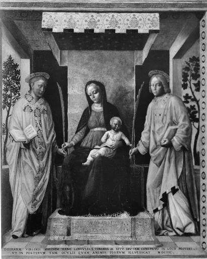 Stendardo coi Santi Faustino e Giovita. 