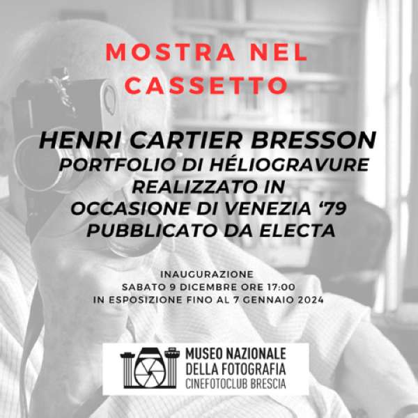 HENRI CARTIER BRESSON - PORTFOLIO DI HéLIOGRAVURE REALIZZATO IN OCCASIONE DI VENEZIA ‘79  PUBBLICATO DA ELECTA 