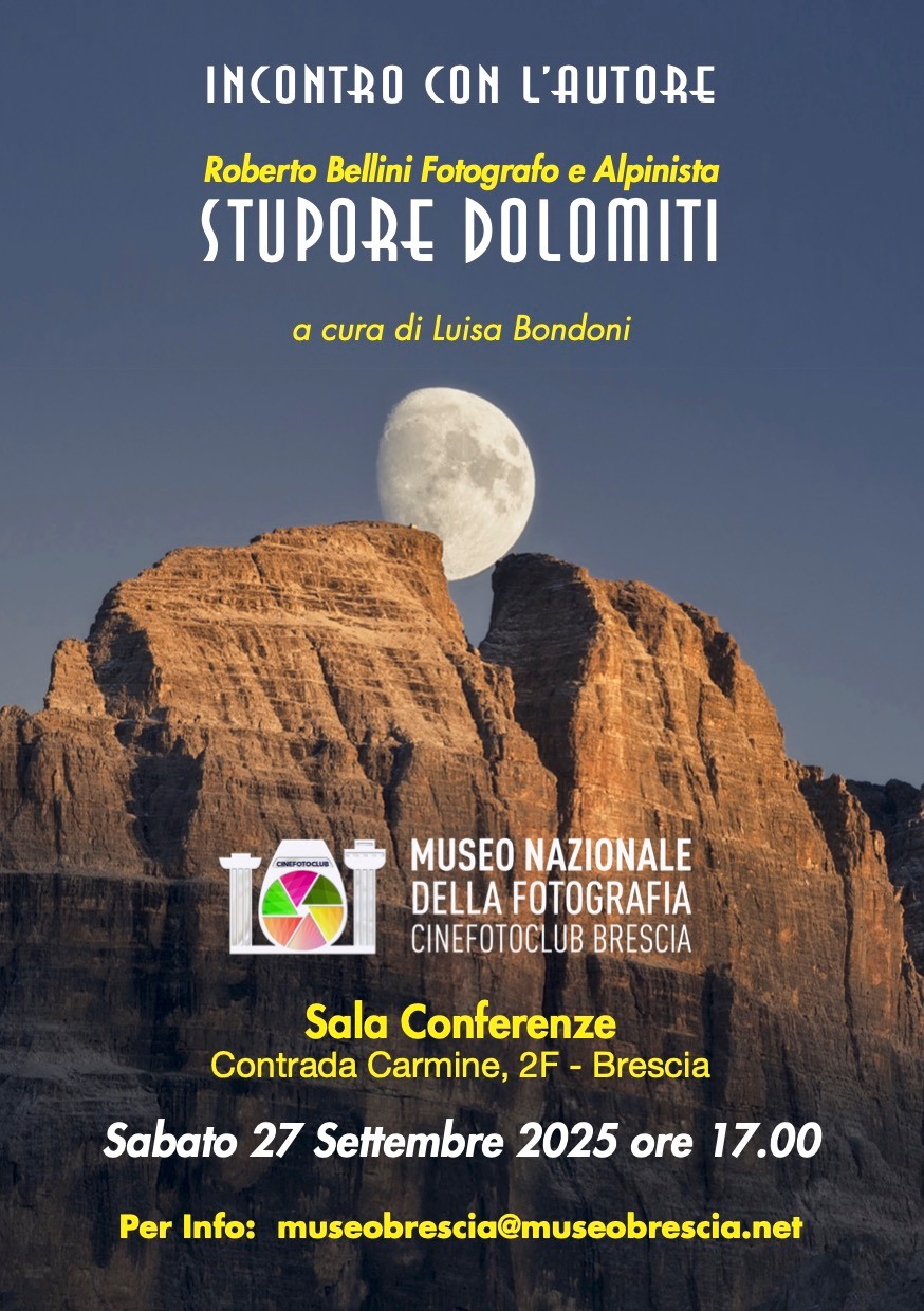 Incontro con l'autore: Roberto Bellini presenta "Stupore Dolomiti" Il fotografo Roberto Bellini 