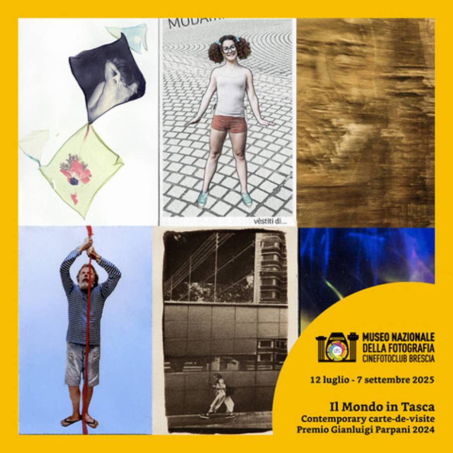Mostra storica a cura di Gabriele Chiesa: Il Mondo in Tasca, Contemporary carte-de-visite Mostra delle opere partecipanti al Premio Gianluigi Parpani 2024