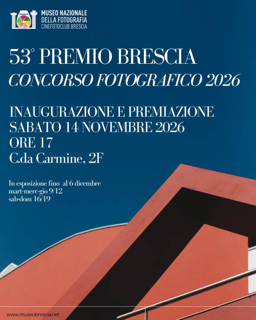 concorso fotografico Premio Brescia 2026