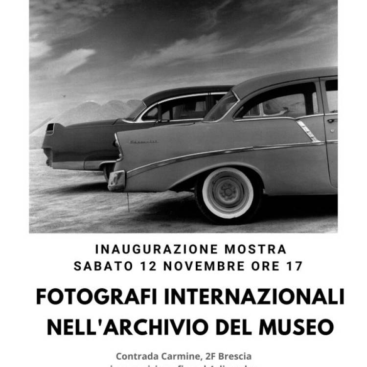 FOTOGRAFI INTERNAZIONALI NELL’ARCHIVIO DEL MUSEO