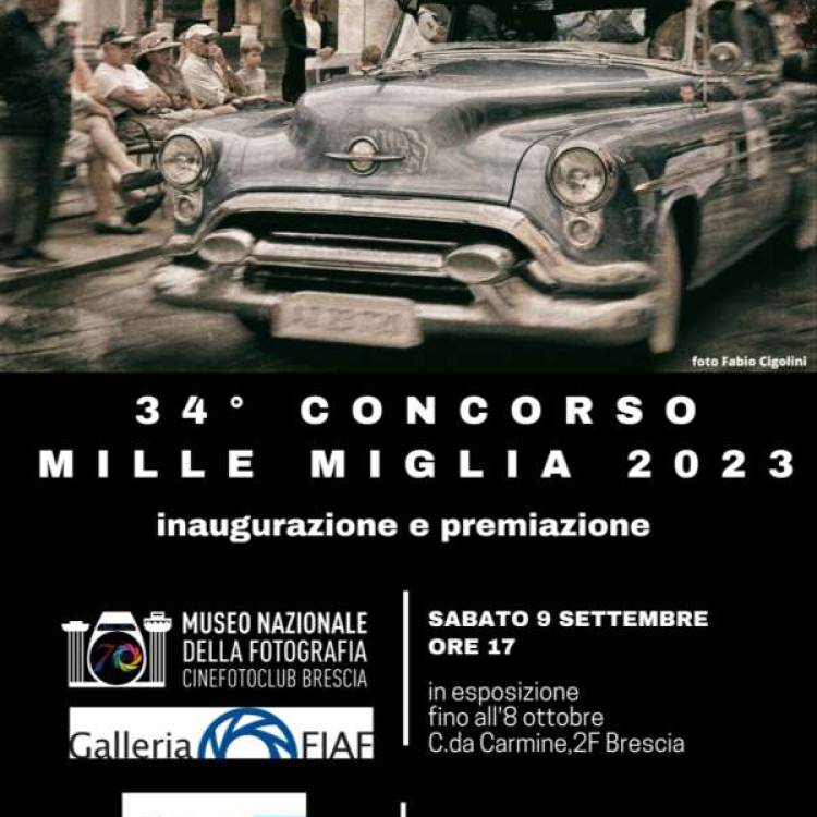 mostra 34° concorso Mille Miglia 2023