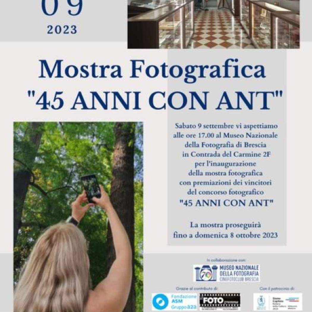 Inaugurazione e premiazione 1° CONCORSO FOTOGRAFICO “45 ANNI CON ANT”