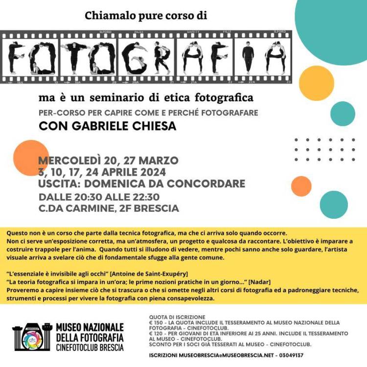 Seminario di etica della fotografia