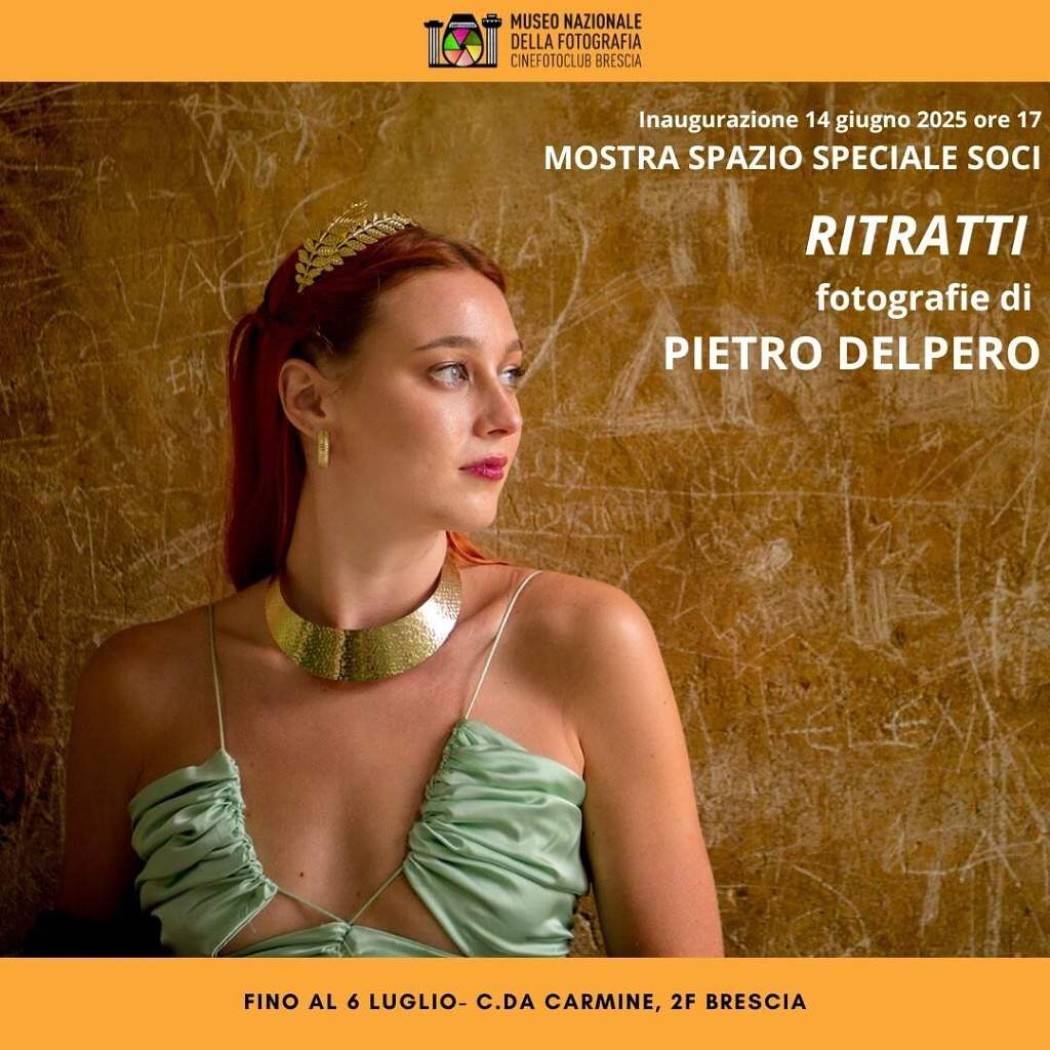 Mostra SPAZIO SPECIALE SOCI: Ritratti di Pietro Delpero