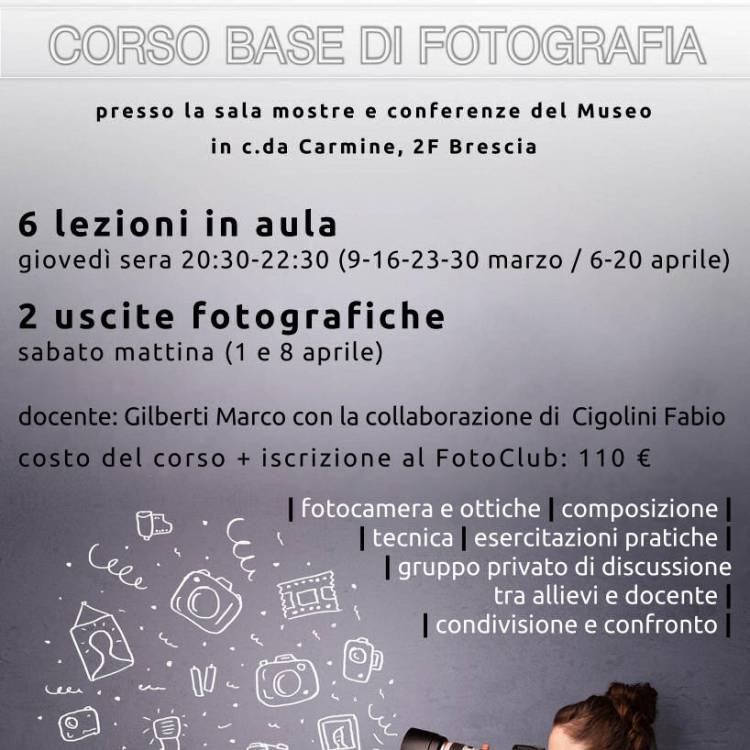 Corso di Fotografia livello Base 2017