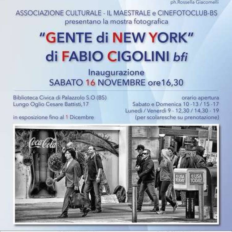 GENTE DI NEW YORK :: FABIO CIGOLINI (c/o Biblioteca Palazzolo)