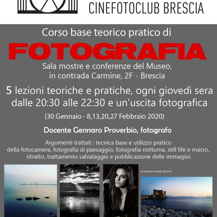 Corso di Fotografia livello Base 2020